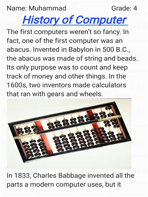Image result for Computer History for Kids