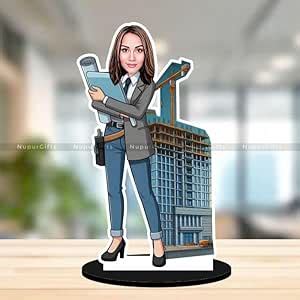Nupur Studios " Personalized Cartoon Caricature Photo Stand for Female ...