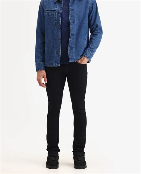 Buy Reid - Dark Blue Hawk Slim Fit Plain Jeans| Rare Rabbit