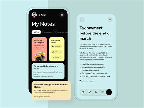 Image result for Android-App Notes Page Design Comment
