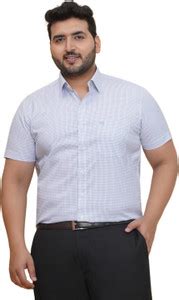 JOHN PRIDE Men Checkered Formal White Shirt - Buy JOHN PRIDE Men ...