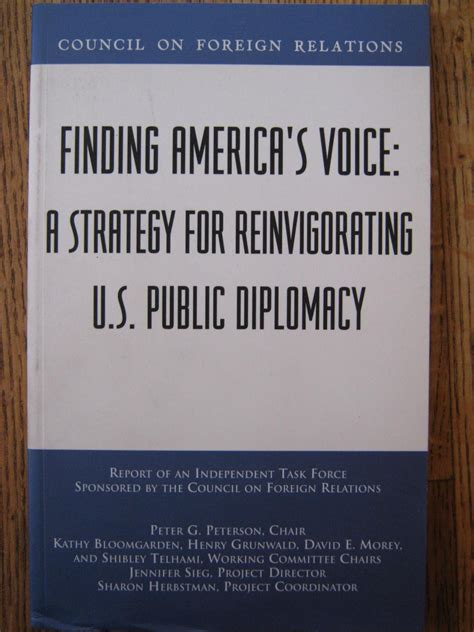 Buy Public Diplomacy: A Strategy for Reform - Independent Task Force ...