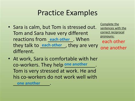 Unit 27 reflexive and reciprocal pronouns | PPTX