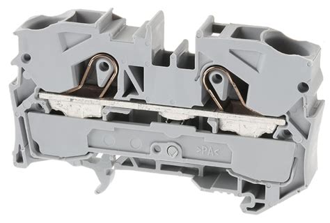 2010-1201 WAGO | WAGO 2010-1201 Feed Through Terminal Block Grey, 10 ...