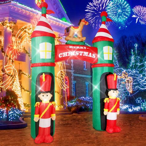 Buy JETEHO 9FT Christmas Inflatable Archway Outdoor Decorations with ...