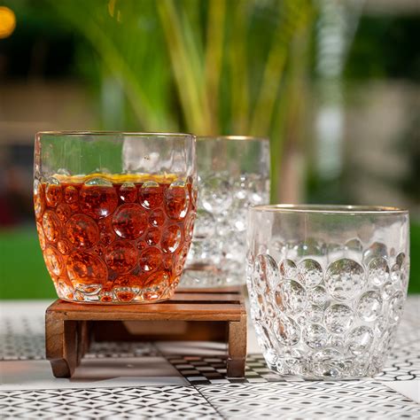 Yamasin - Crystal Whisky Glass 350ml - Set of 6 Pcs With Gold Decal ...