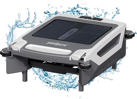 Amazon.com : Skimrover Solar Powered Pool Skimmer Robot – Charges by ...