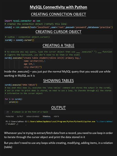 Python MySQL Connectivity 的图像结果