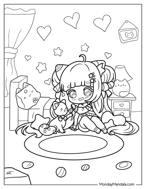 22 Chibi Coloring Pages (Free PDF Printables)