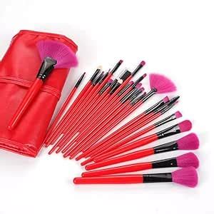 HUDA GIRL BEAUTY Soft Bristle Makeup Brush Set with PU Leather Case ...