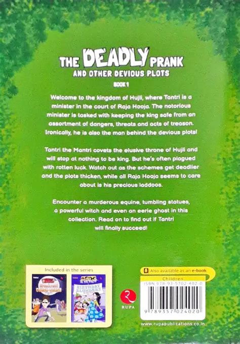 Tantri The Mantri : The Deadly Prank and Other Devious Plots Book 1 ...