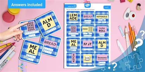 Food-Themed Rebus Puzzles PowerPoint - Twinkl - Kids Puzzles