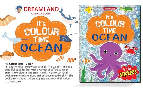 Ocean- It's Colour time with Stickers by Drea : Dreamland Publications ...