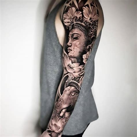 Hindu Sleeve Tattoos