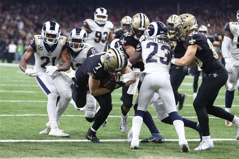 New Orleans Saints vs. Los Angeles Rams in NFC Championship in New ...