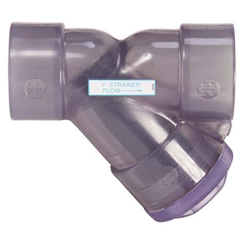 Hayward YS00075SU Series YS True Union Y-Strainer, Socket End, Clear ...