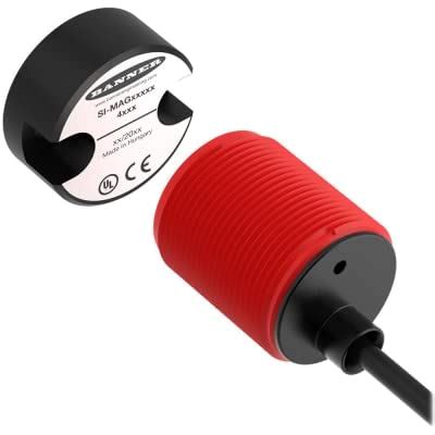 Banner Engineering Si Magb3sm Magnetic Switch 30mm Barrel Sensor 10ft ...