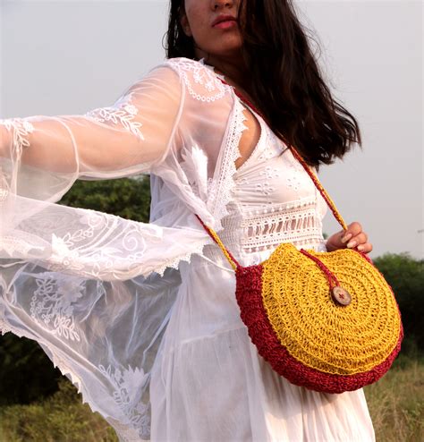 Round Cotton Crochet Sling – Itihasikala