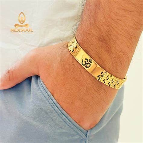 Gold Plated Om Radiant Bracelet – Nexsoul