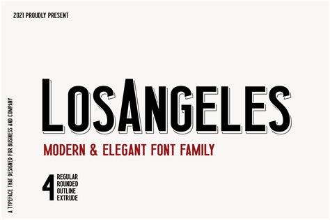 Los Angeles Font by fontherapy · Creative Fabrica