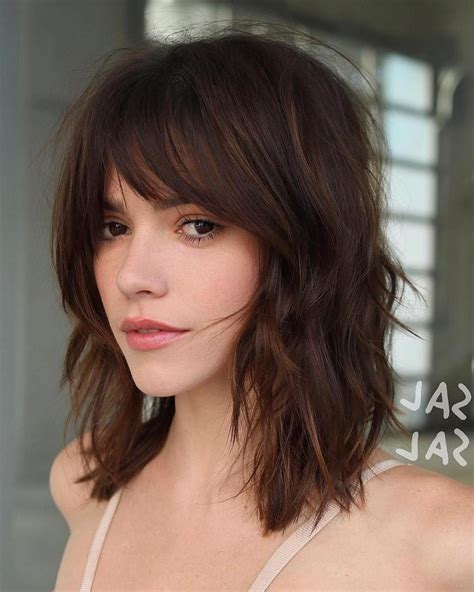 Shaggy Bob Haircuts With Bangs