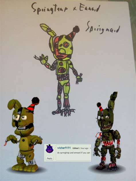 Image result for Springtrap X Ennard Fanart
