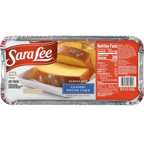 Sara Lee® Pound Cake Family Classic - Walmart.com