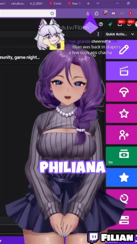 Fillian TV | Filian being cute 💜 www.twitch.tv/filian #vtuber #short # ...