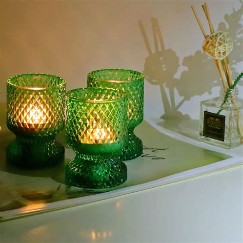 Buy Tealight Candle Holder Set of 3 for Table Centerpieces, Candlestick ...