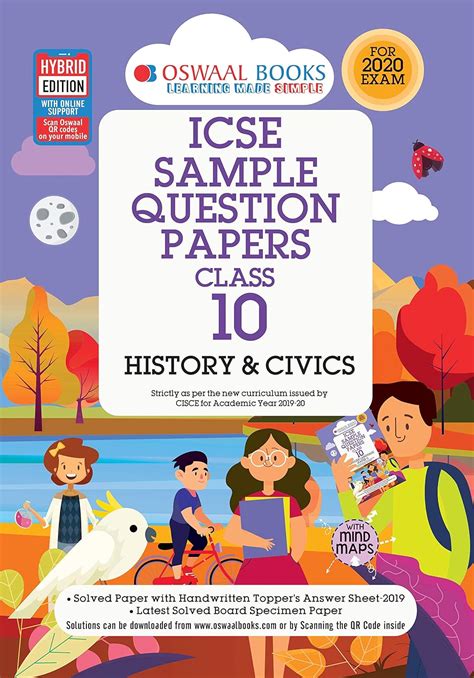 Amazon.in: Buy Oswaal ICSE Sample Ques Papers Class X History-Civics ...