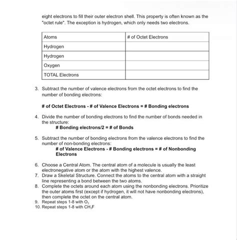 Draw Lewis Structures for H2O2 的图像结果
