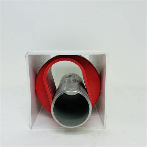 HEAVY DUTY VINYL POST TO PIPE ADAPTER DONUT 2 3/8" X 5" X 5" - SWi ...