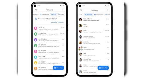 Google Messages set to get auto-OTP deletion and ‘SMS Categories ...