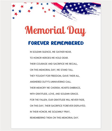Memorial Day Poem, Memorial Day Games, Memorial Day Party Games ...
