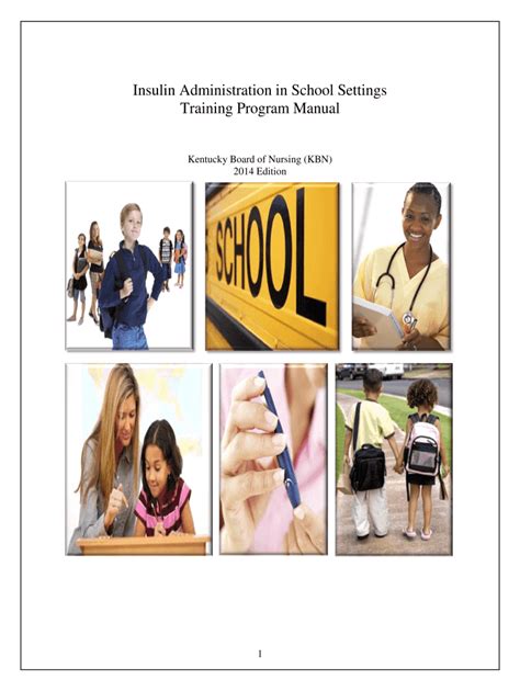Fillable Online kbn ky Insulin Training Manual - Kentucky Board of ...