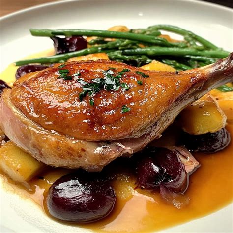 French-Style Duck Confit with Crispy Skin