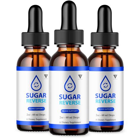 (3 Pack) Sugar Reverse Drops SugarReverse Glycogen Support Supplement ...