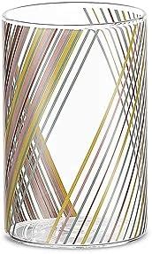 Buy Borosil Artisan Prism 295 ml 6 pcs Set Transparent Drinking Glass ...