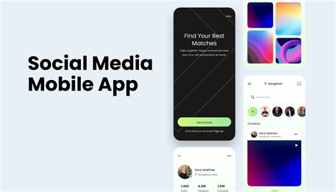 Social Media Mobile App - UI Design | Figma Community