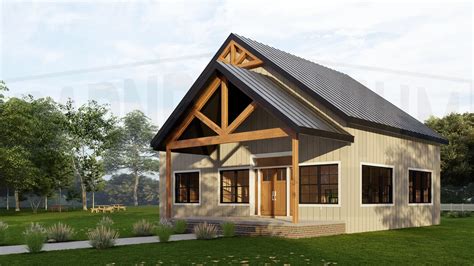 1 Bedroom Barndominium House Plans With Loft Tiny House Floor Plan
