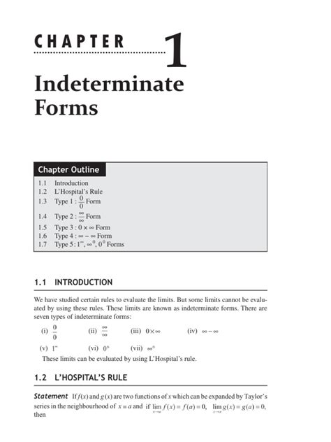 Image result for Indeterminate Forms