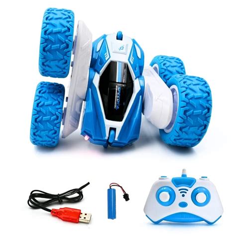 Ascetic RC Racing Stunt Car Toy Remote Control 2.4Ghz 360° Rotating ...