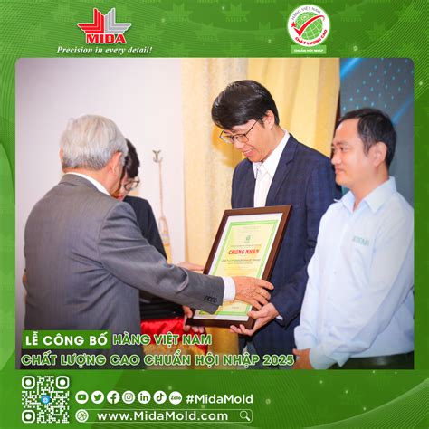 MIDA TỰ HÀO VINH DANH HÀNG VIỆT NAM CHẤT LƯỢNG CAO CHUẨN HỘI NHẬP 2025 ...