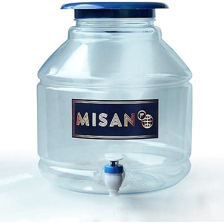 Buy MISAN 10L Plastic Water Dispenser with tap for 20 Litre Bottle Jar ...