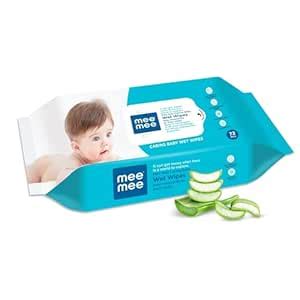 Amazon.in: Buy Mee Mee Baby Gentle Soft Moisturing Wet Wipes with Aloe ...