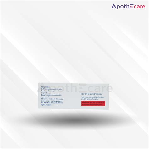 Buy Tacrograf 1mg Capsule Online: Uses, Price, Dosage, Side Effects
