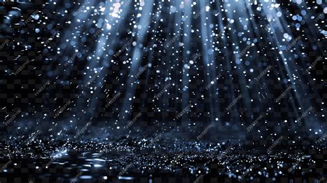 Premium PSD | Distributed twinkling mystical rain with faint fog and ...