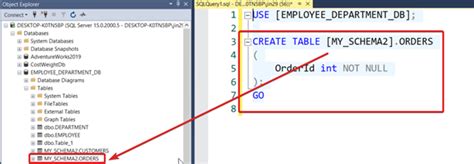 Image result for SQL Schema Basic Example
