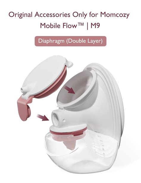 Momcozy Mobile Flow Breast Pump Diaphragm, Original Momcozy M9 Mobile ...
