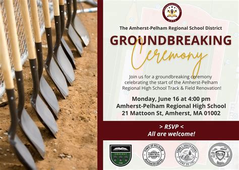 ARHS Track & Field Groundbreaking Ceremony, 21 Mattoon St, Amherst, MA ...